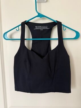 Beyond Yoga Black Crop Tank